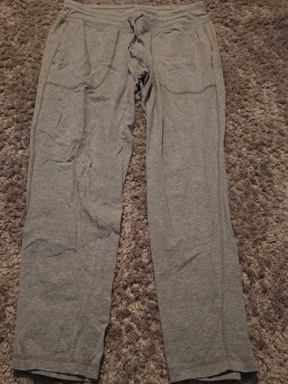 Athletic Works Light Gray Men's Drawstring Jogger Pants